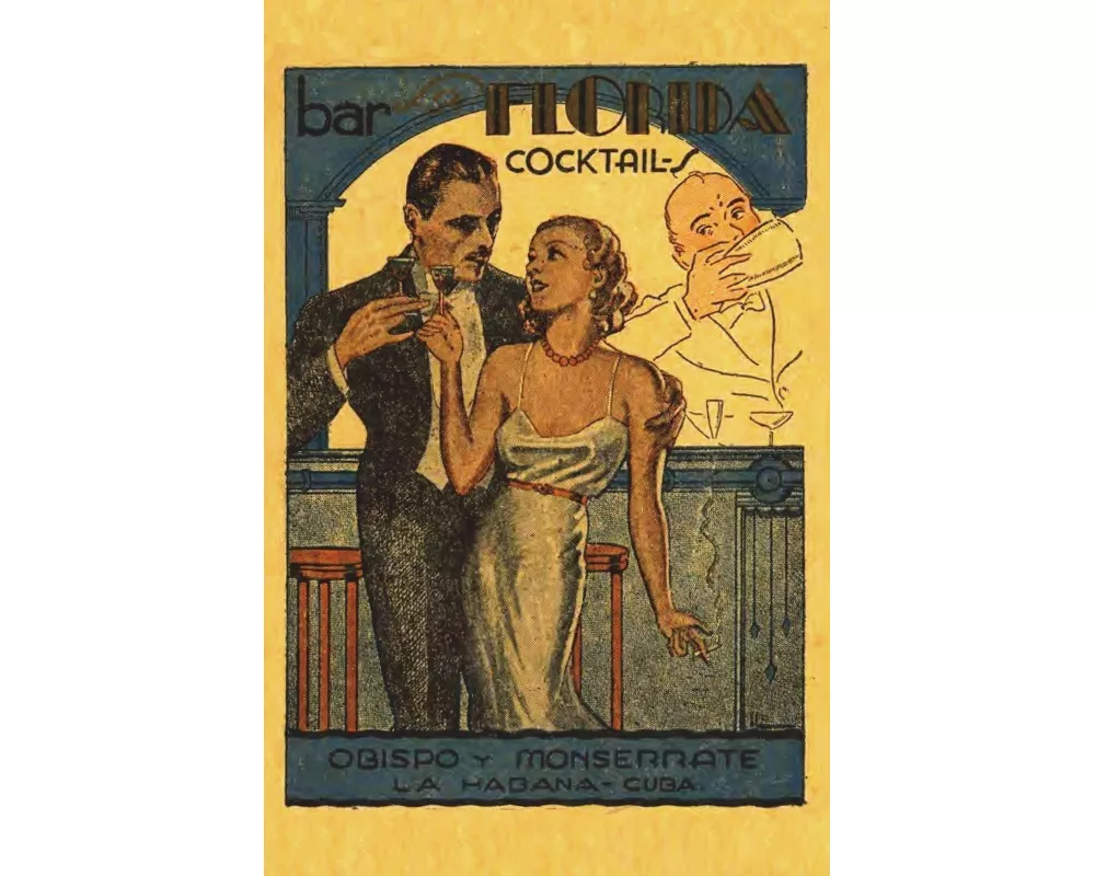 Bar La Florida Cocktails 1935 Reprint