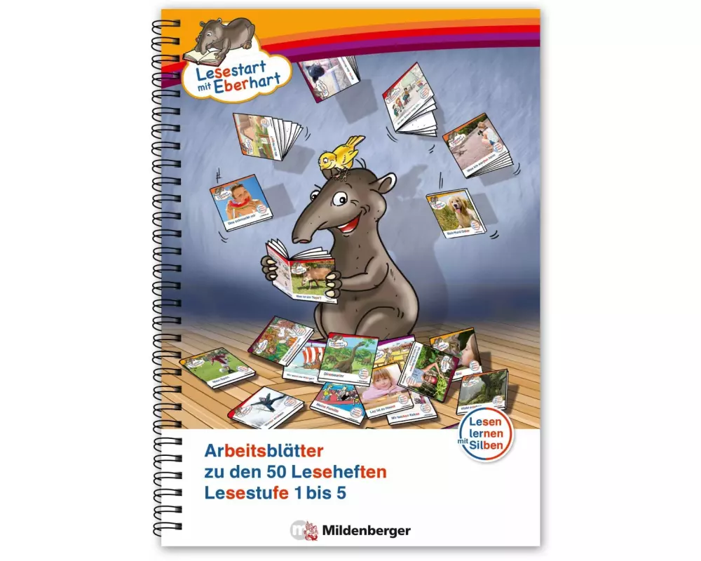 Lesestart mit Eberhart - Arbeitsblätter zu den ersten 50 Leseheften