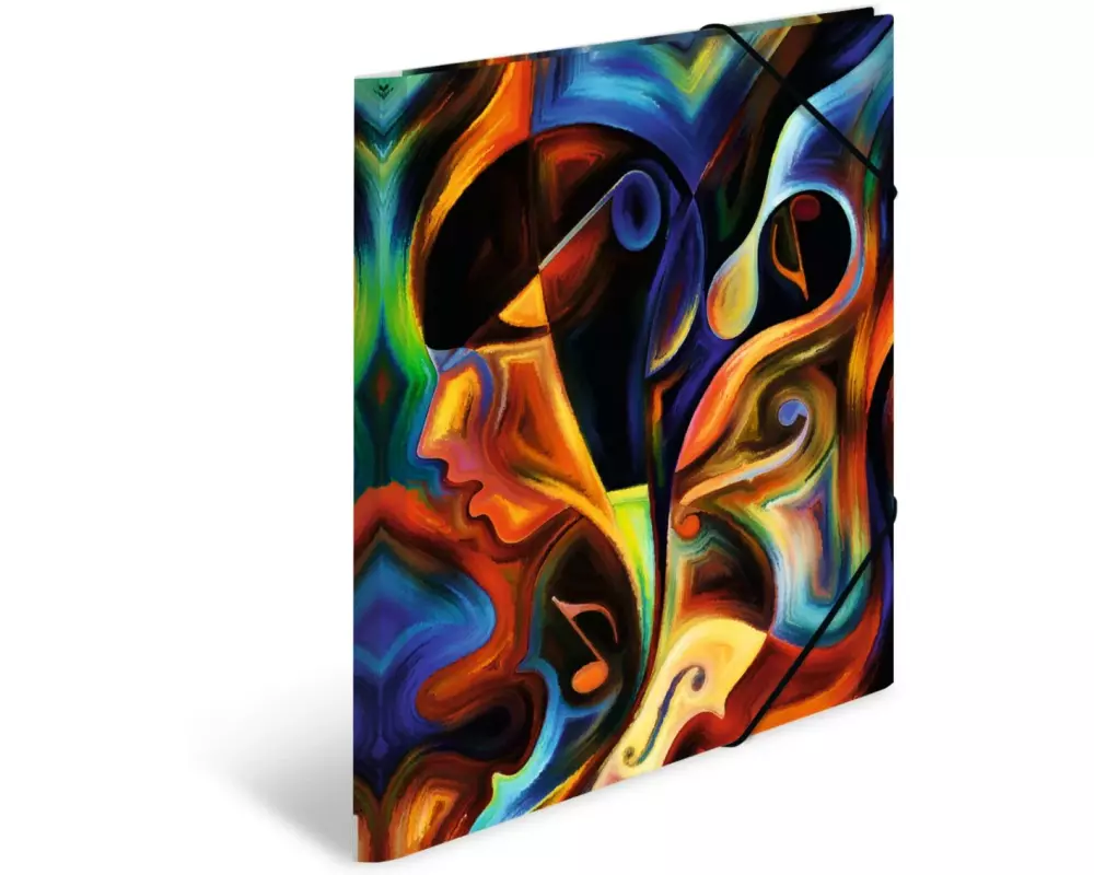 HERMA Gummibandmappe A4 Artwork, Polypropylen, mit Innendruck