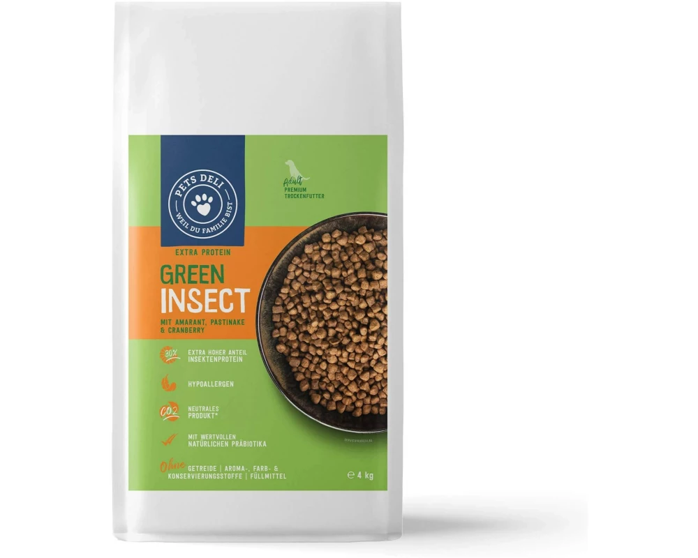 Pets Deli Hypo Green Insect, Amaranth, Pastinake, Cranberry, 4 kg