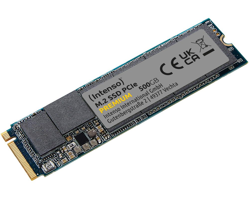 INTENSO M.2 SSD Premium 500GB 3835450 PCIe, m.2 2280
