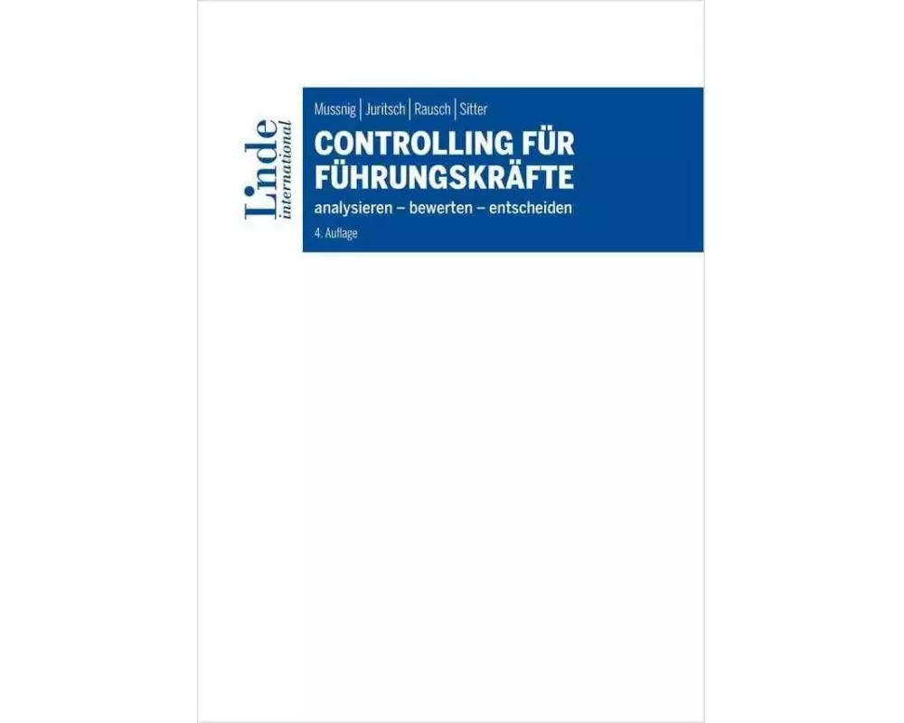 Controlling für Führungskräfte