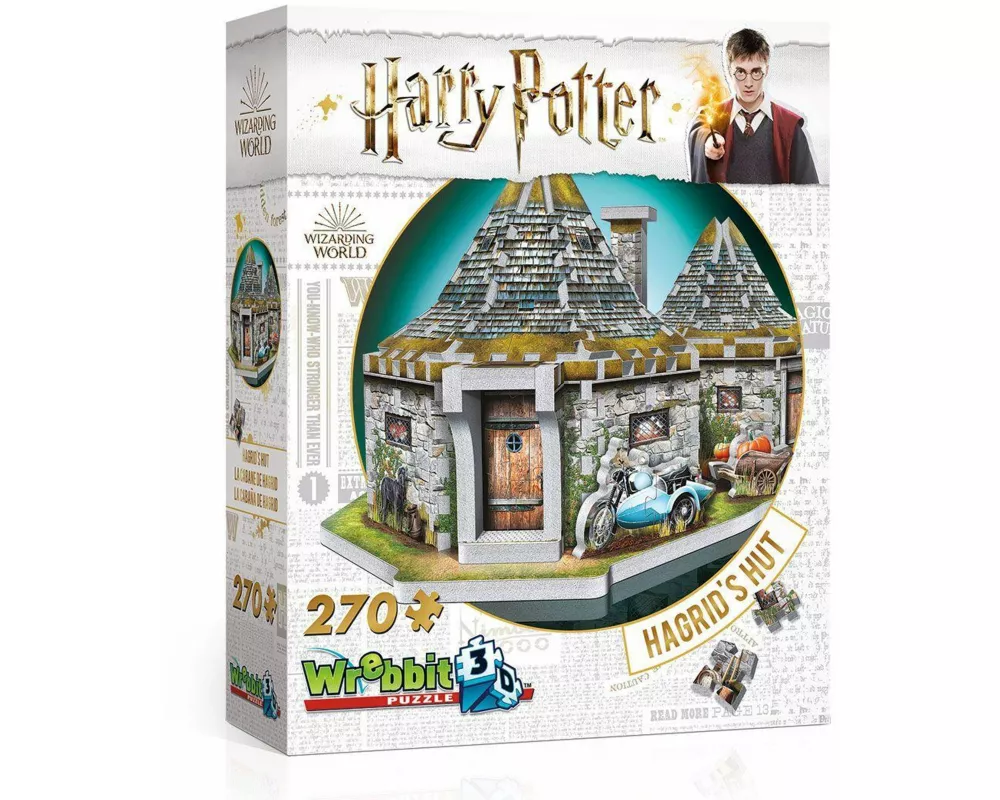 Hagrids Hütte - Harry Potter. 3D-PUZZLE (270 Teile)