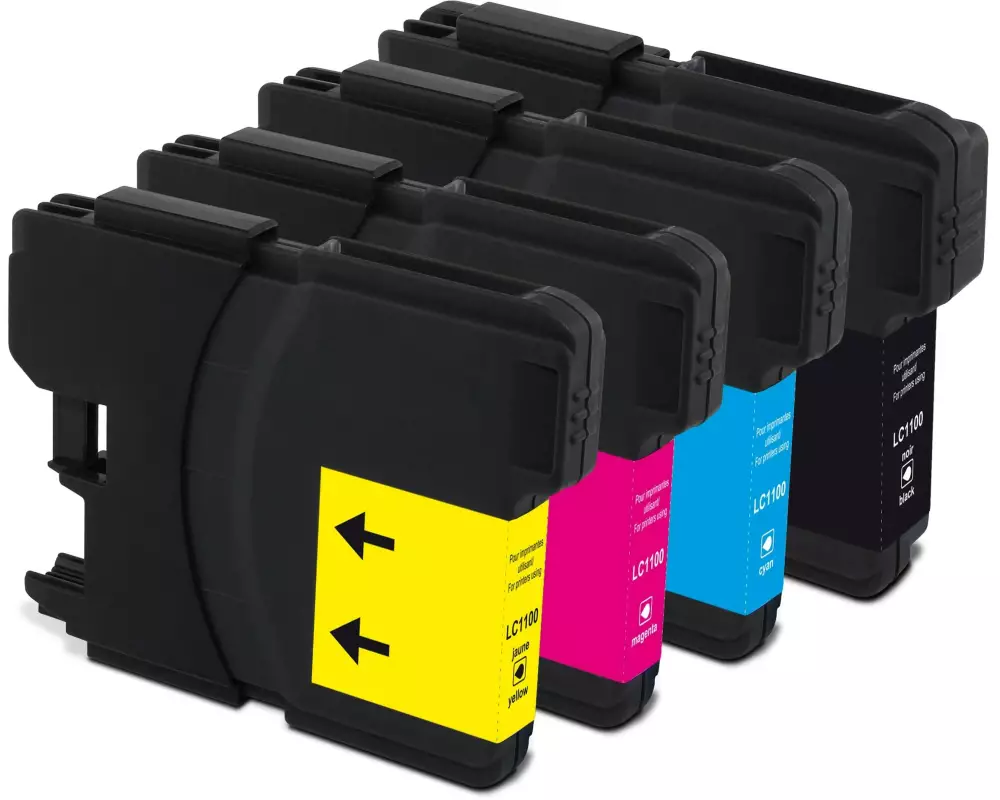 Generic Ink Tinte Brother LC1100 Multipack Black/Cyan/Magenta/Yellow