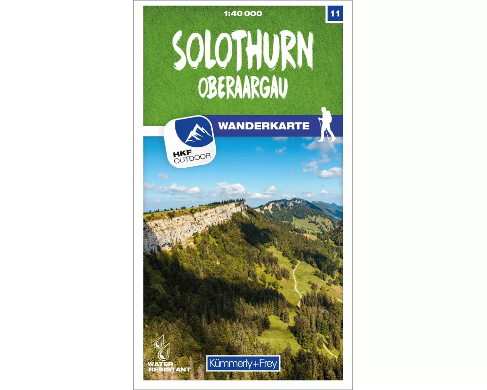 Kümmerly+Frey Wanderkarte 11 Solothurn 1:40.000