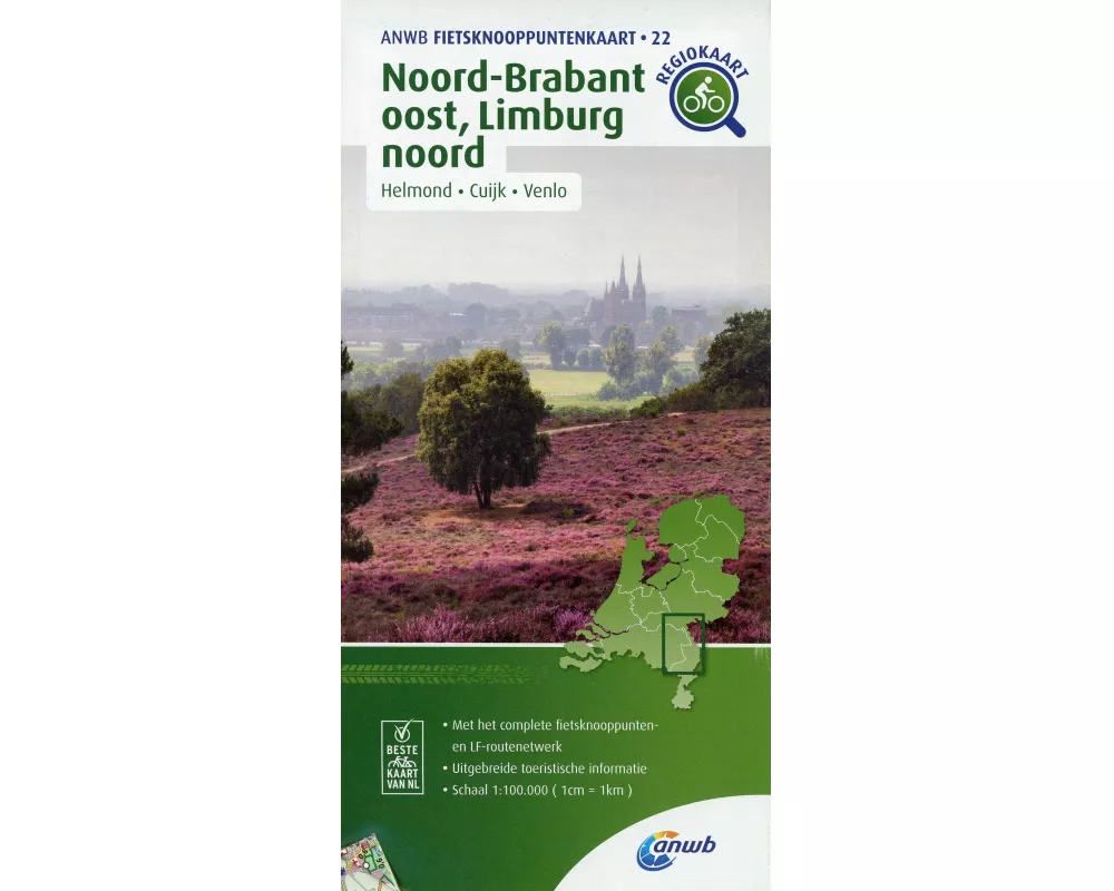 Noord-Brabant oost, Limburg noord (Helmond/Cuijk/Venlo) 1:100 000