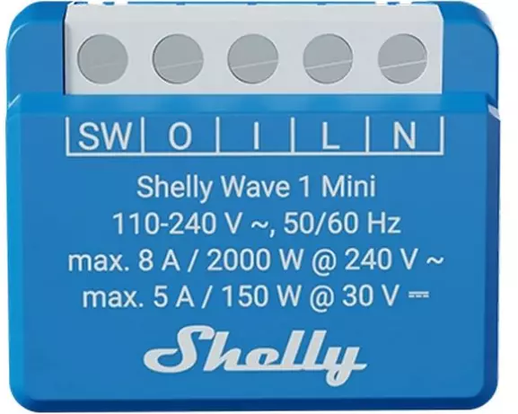 Shelly Schaltaktor Wave 1 Mini LR