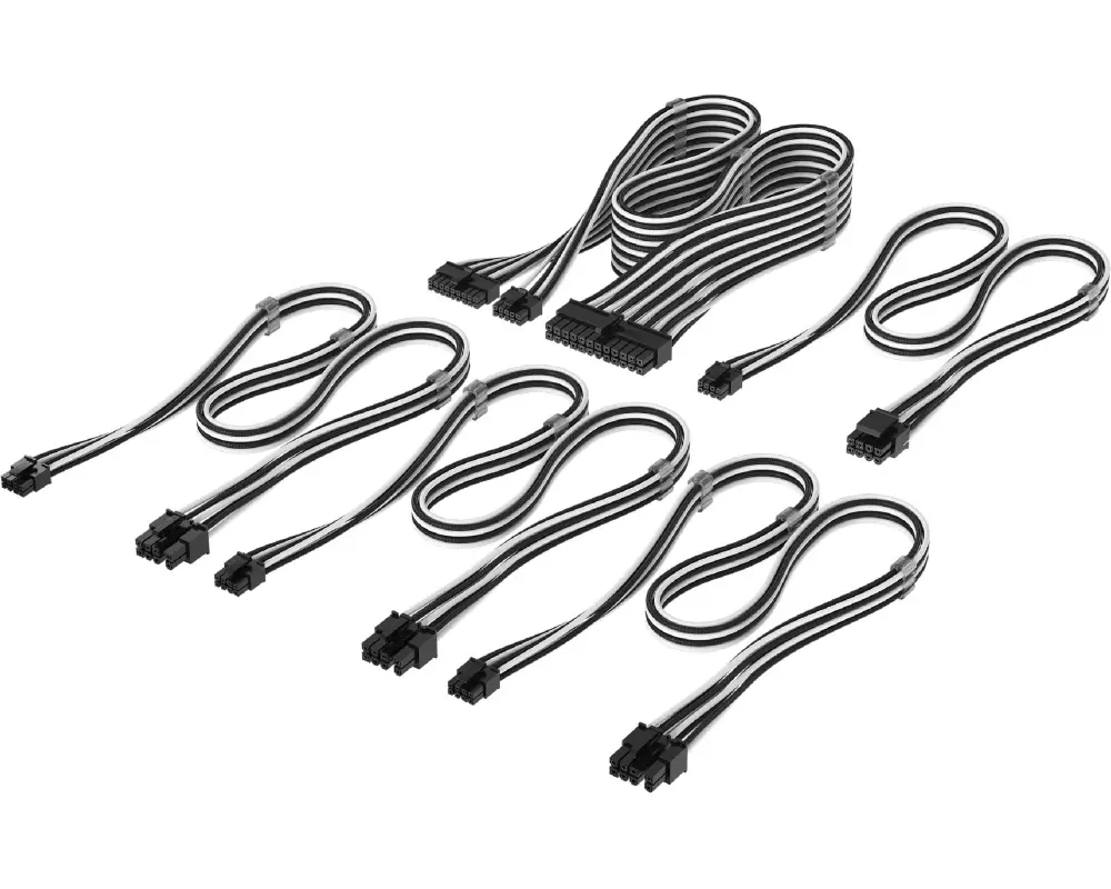 Corsair Stromkabel Premium Sleeved Starter Kit S/W 65 cm