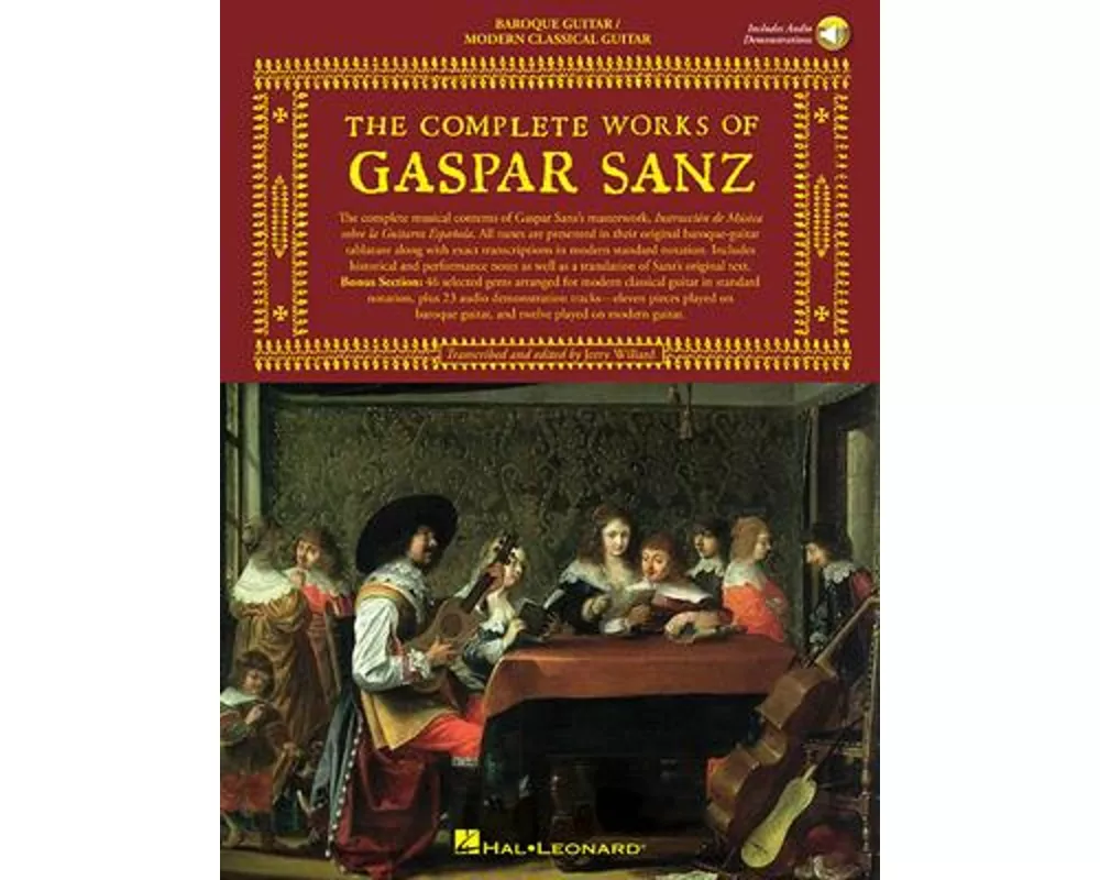 The Complete Works of Gaspar Sanz - Volumes 1 & 2 (2 Books with Online Audio)
