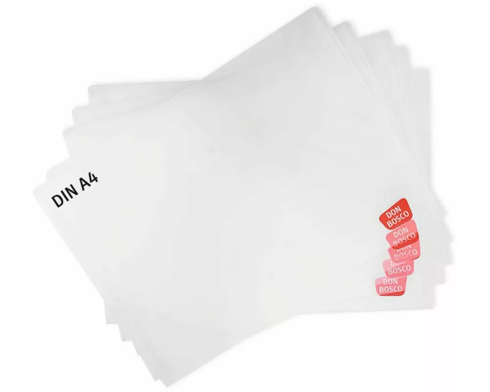 Sicht- und Schutzhülle DIN A4. 5er Pack