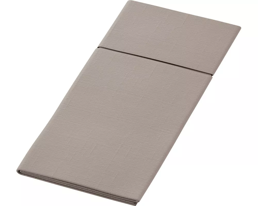 Duni Papierservietten Duniletto 33 cm x 40 cm, 65 Stück, Grau