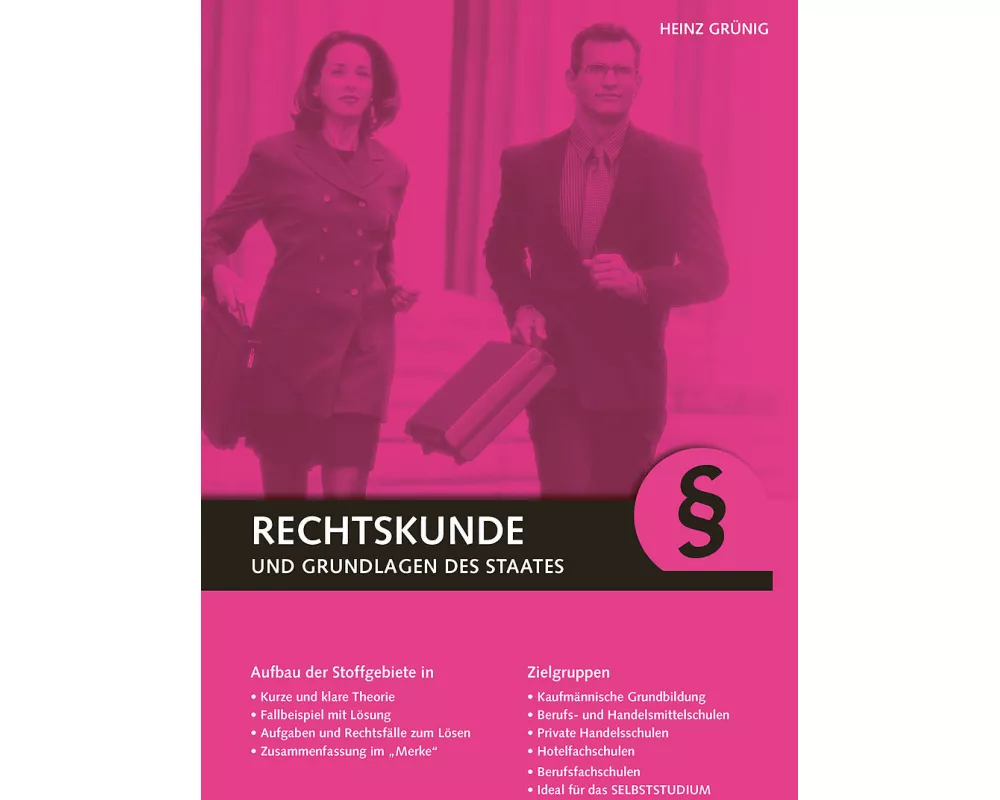 Rechtskunde und Grundlagen des Staates, Lehrbuch