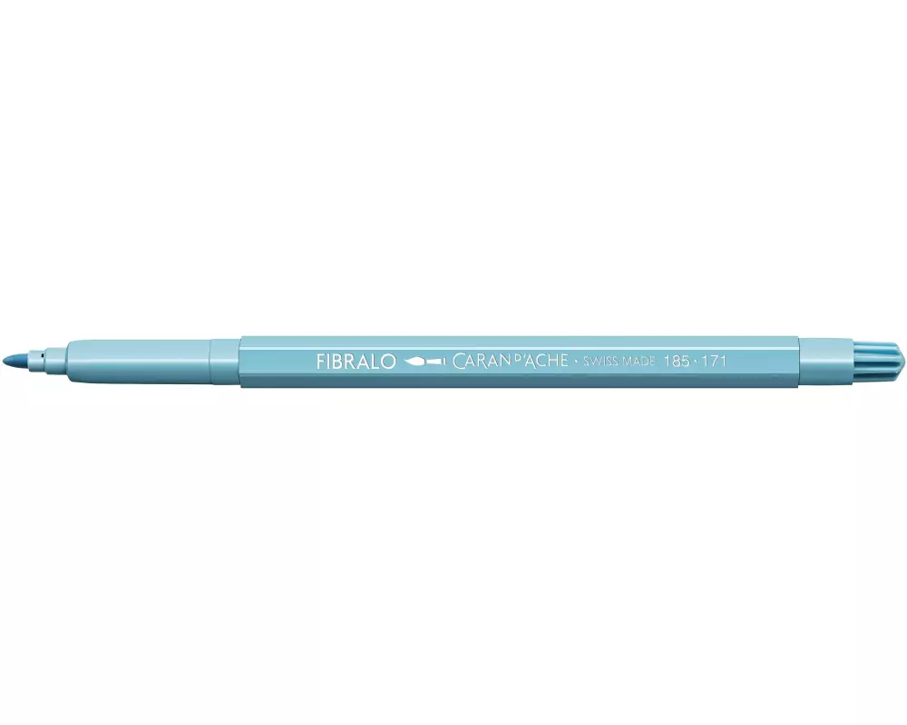 Caran d'Ache Filzstift Fibralo 1 Stück, Türkisblau