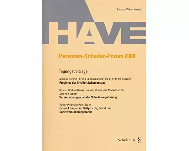 HAVE Personen-Schaden-Forum 2008