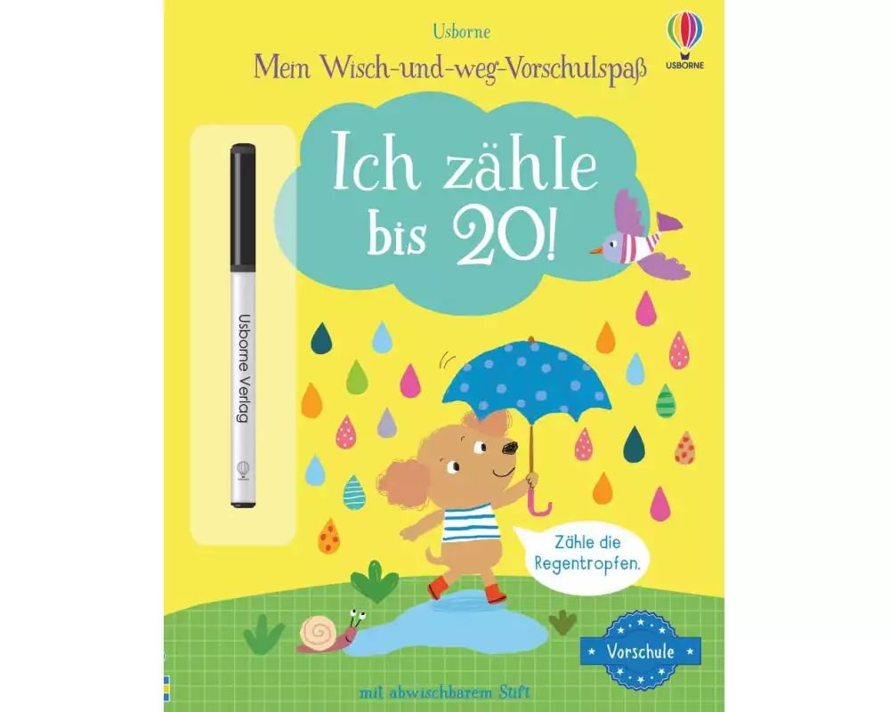 Mein Wisch-und-weg-Vorschulspaß: Ich zähle bis 20!