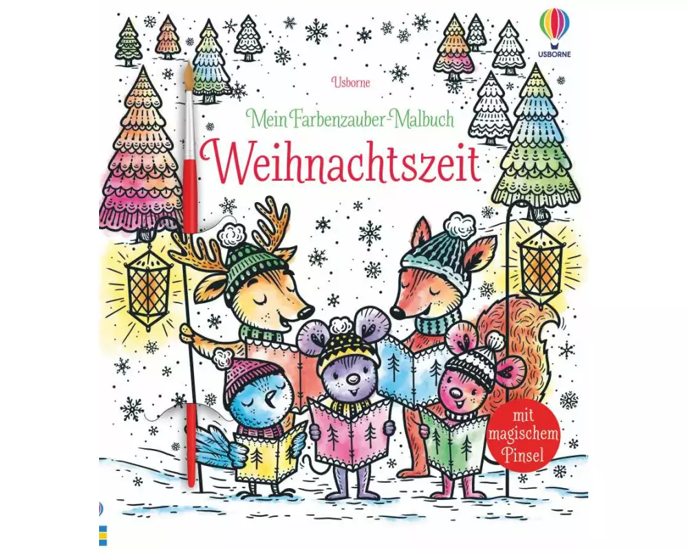 Mein Farbenzauber-Malbuch: Weihnachtszeit