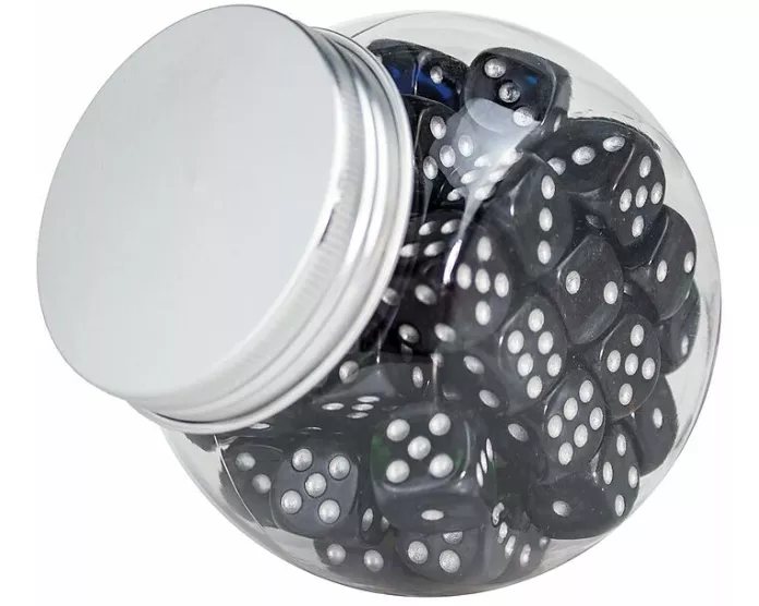 Würfel-Dose 16mm Mineral Rocks / 60 Stk