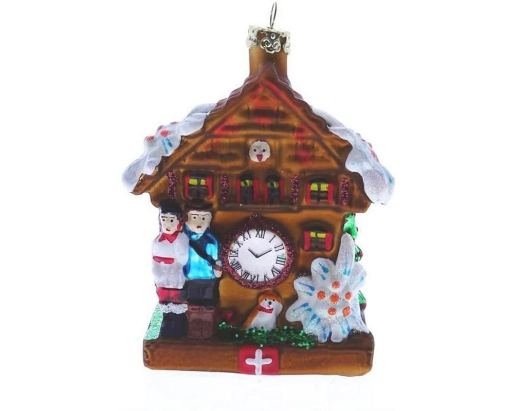 creanorm Weihnachtskugel Kuckucksuhr Heidi Peter Mehrfarbig