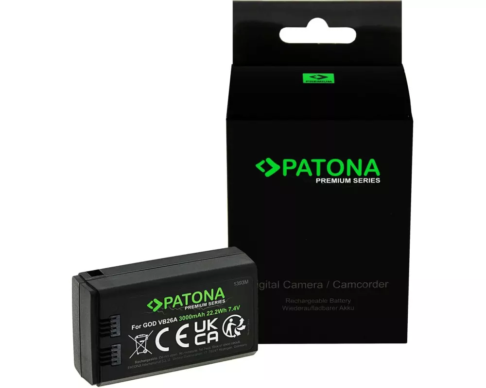 Patona Premium Akku für Godox VB26