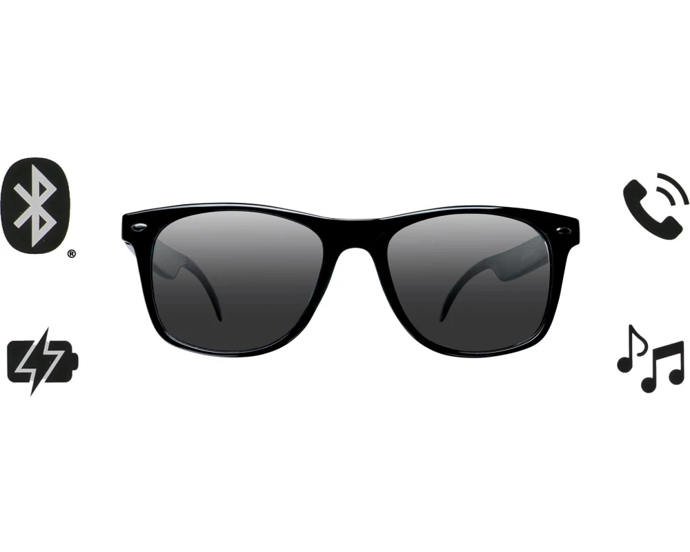 Lexibook Sunglasses with Bluetooth Micro Speakers Schwarz