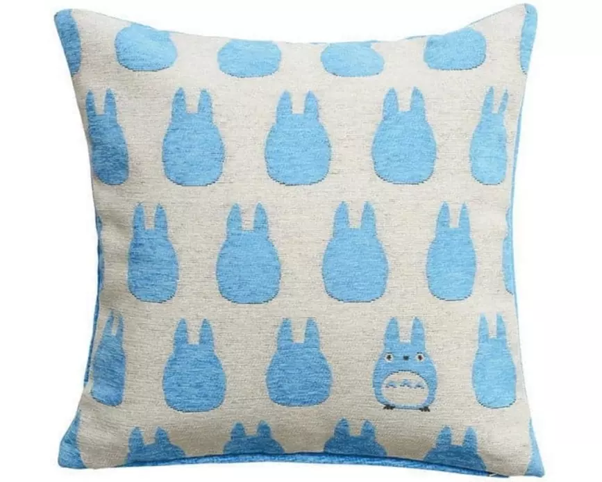 Marushin Mein Nachbar Totoro Kissen Totoro Silhouette Blue
