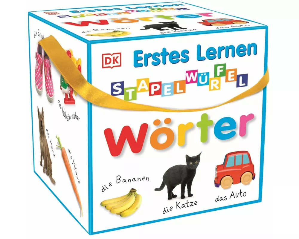 Erstes Lernen - Stapelwürfel Wörter