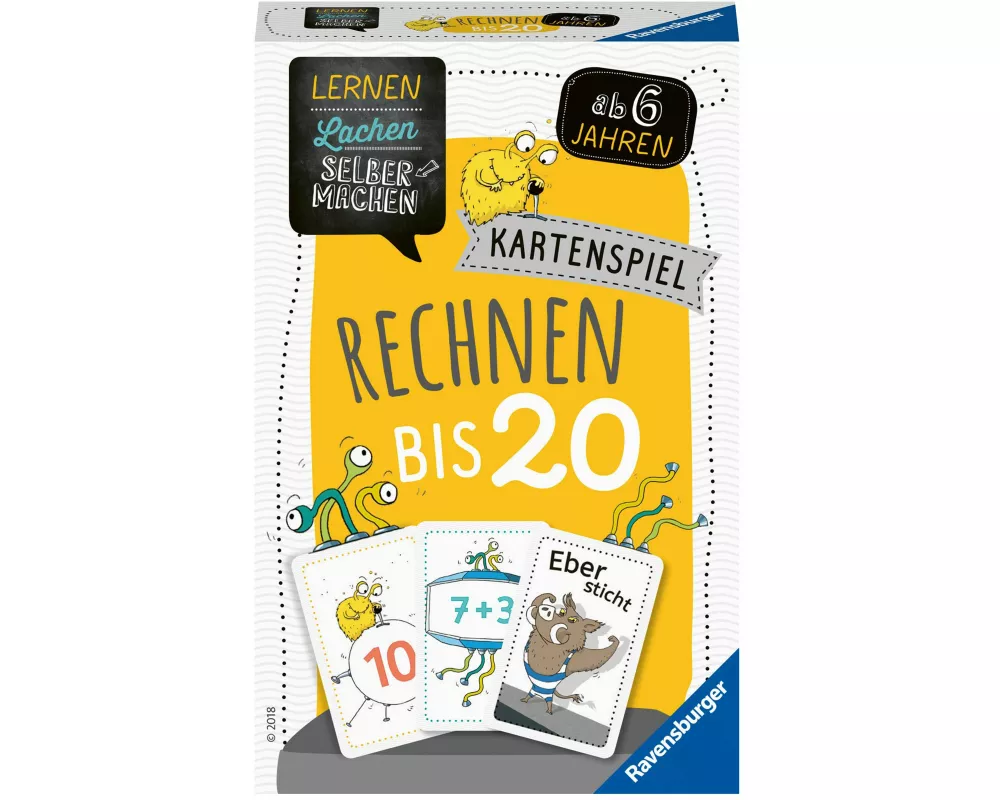Lernen Lachen Selbermachen: Kartenspiel Rechnen bis 20 - Kartenspiel ab 6 Jahre
