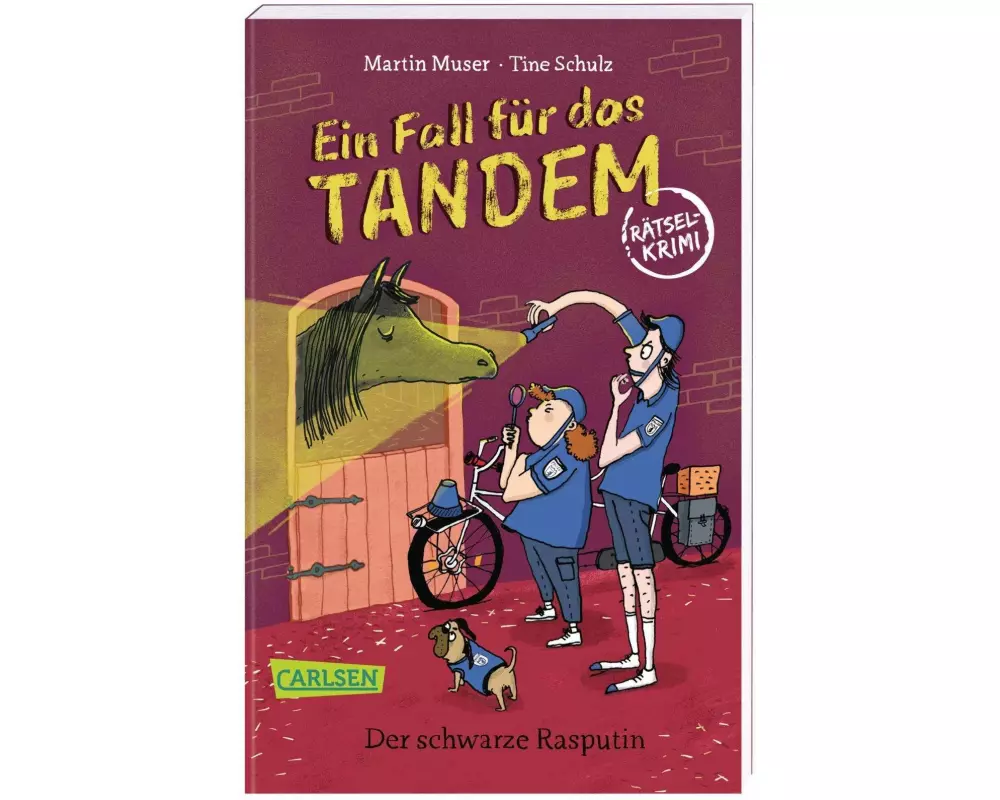 Ein Fall für das Tandem: Der schwarze Rasputin, Rätselkrimi ab 9 Jahren (Detektivgeschichte mit Wimmel-, Such- und Denkrätseln zum Knobeln und Lösen d