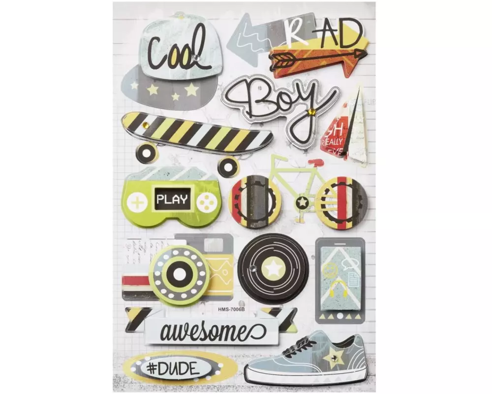 HobbyFun Motivsticker Boy 1 Blatt