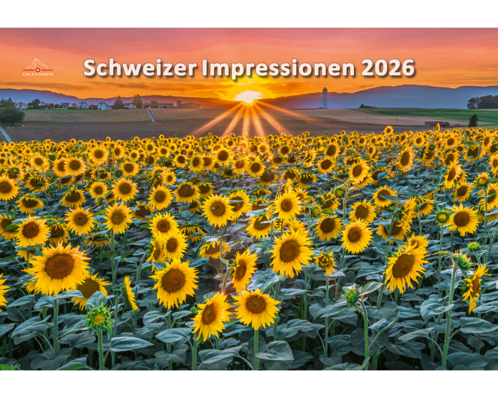 CALENDARIA Bildkalender 2026 9783036205250 Impressionen ML 48x33cm