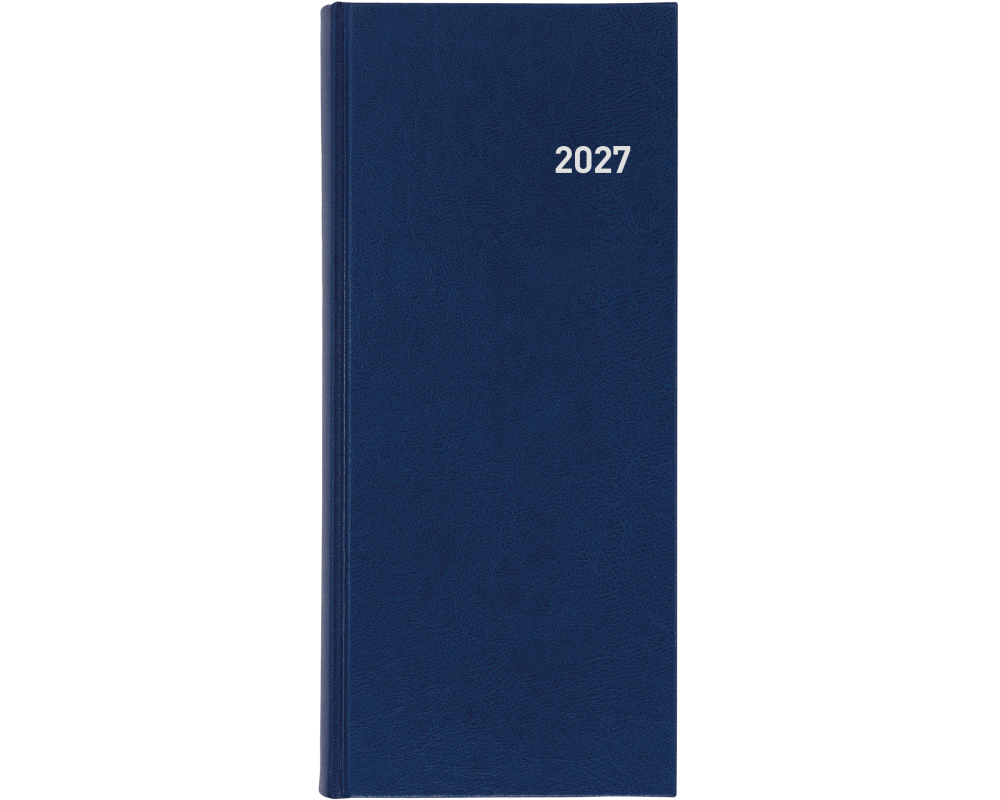 BIELLA Geschäftsagenda Tower ML 2027 800311050027U 1T/2S blau ML 13.5x31.5cm
