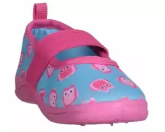 Playshoes Hausschuhe Eulen Gr. 28/29, Gr. Türkis/Rosa