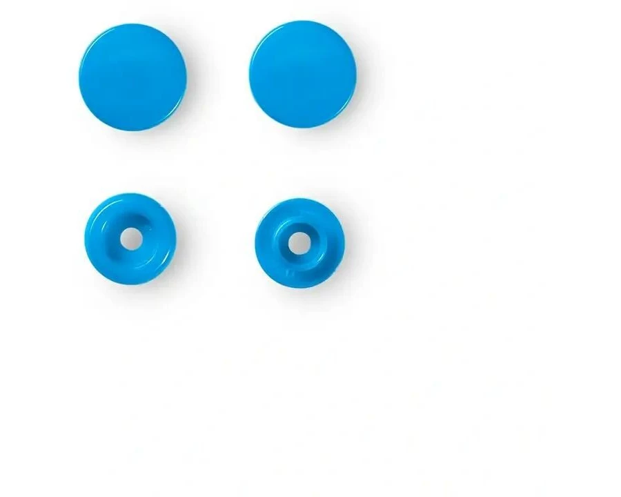 Prym Druckknöpfe Color Snaps Grau, Ø 12,4 mm, 30 Stück