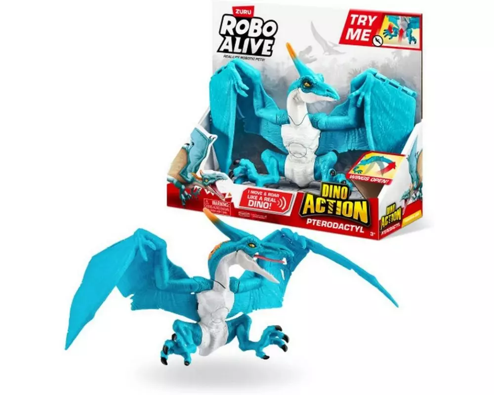 Zuru Spielzeugfigur Robo Alive Dino Action Pteradactyl