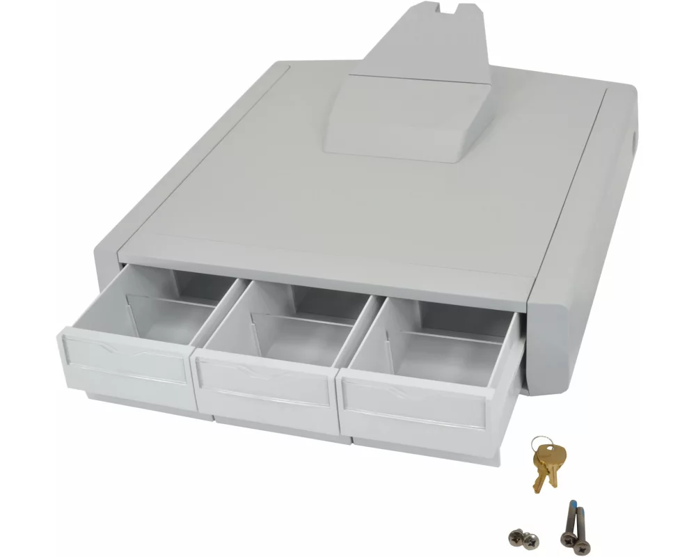 ERGOTRON primary drawer, StyleView, TRIPLE STORAGE drawer