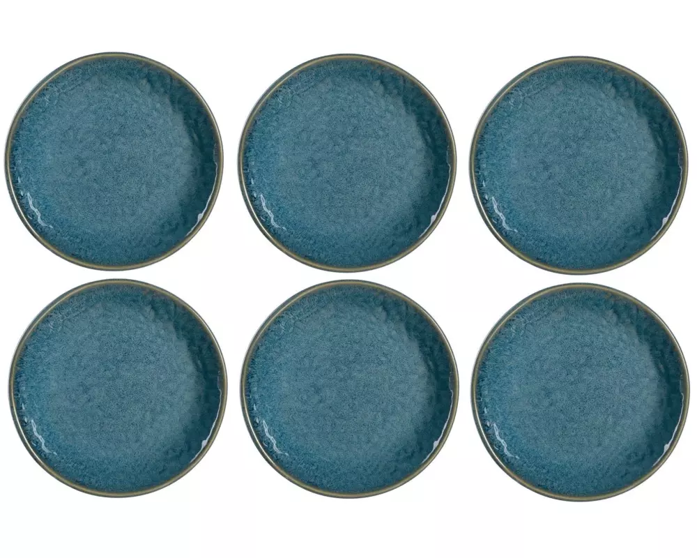 Leonardo Frühstücks- & Dessertteller Matera 6 Stück, Blau
