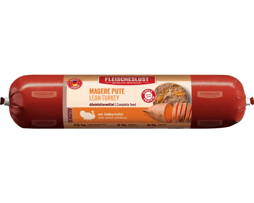 Fleischeslust Nassfutter Sensitiv Pute, 400 g