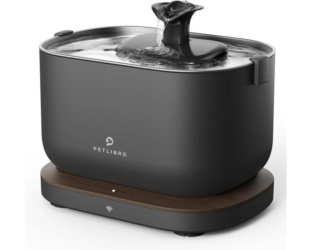 Petlibro Dockstream intelligenter Katzenbrunnen Schwarz