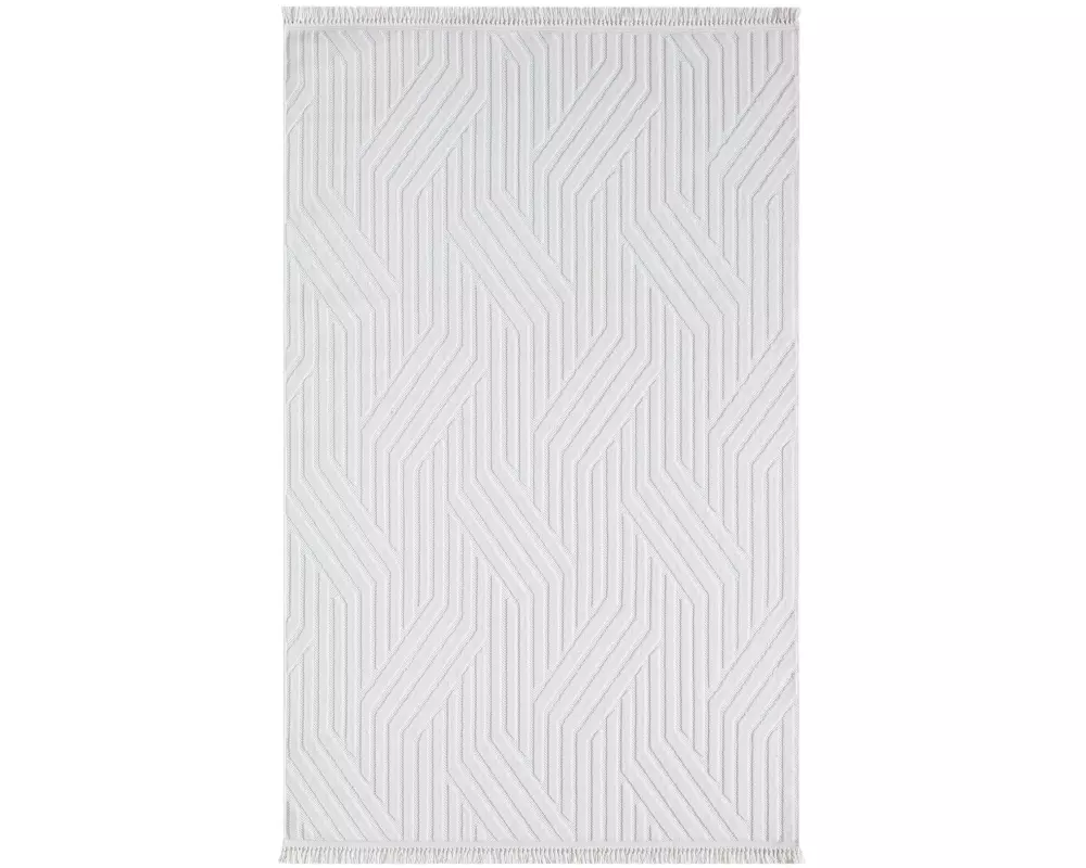 Conceptum Hypnose Teppich Sosa 9001 80 cm x 200 cm, Weiss