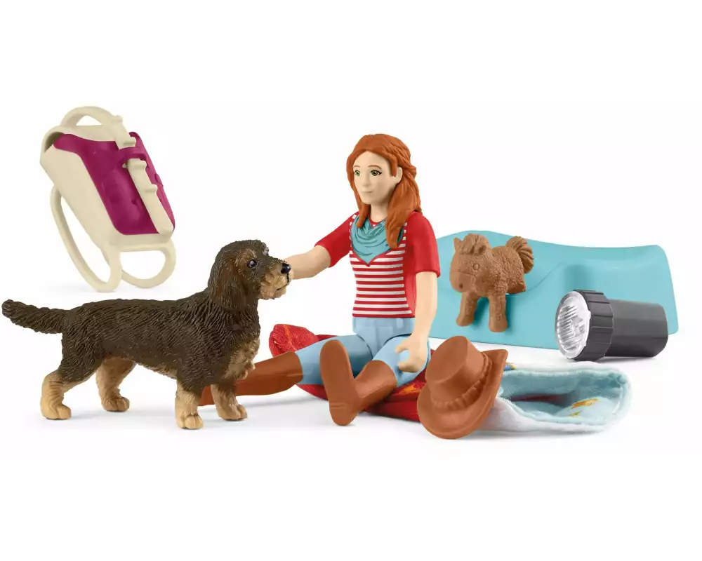 Schleich Spielfigurenset Horse Club Übernachtung mit Hannah