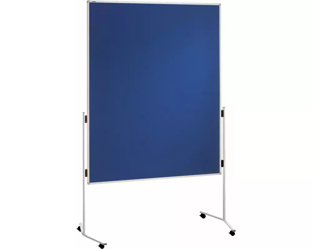 Franken Moderationswand Eco 150 cm x 120 cm, Blau, einteilig