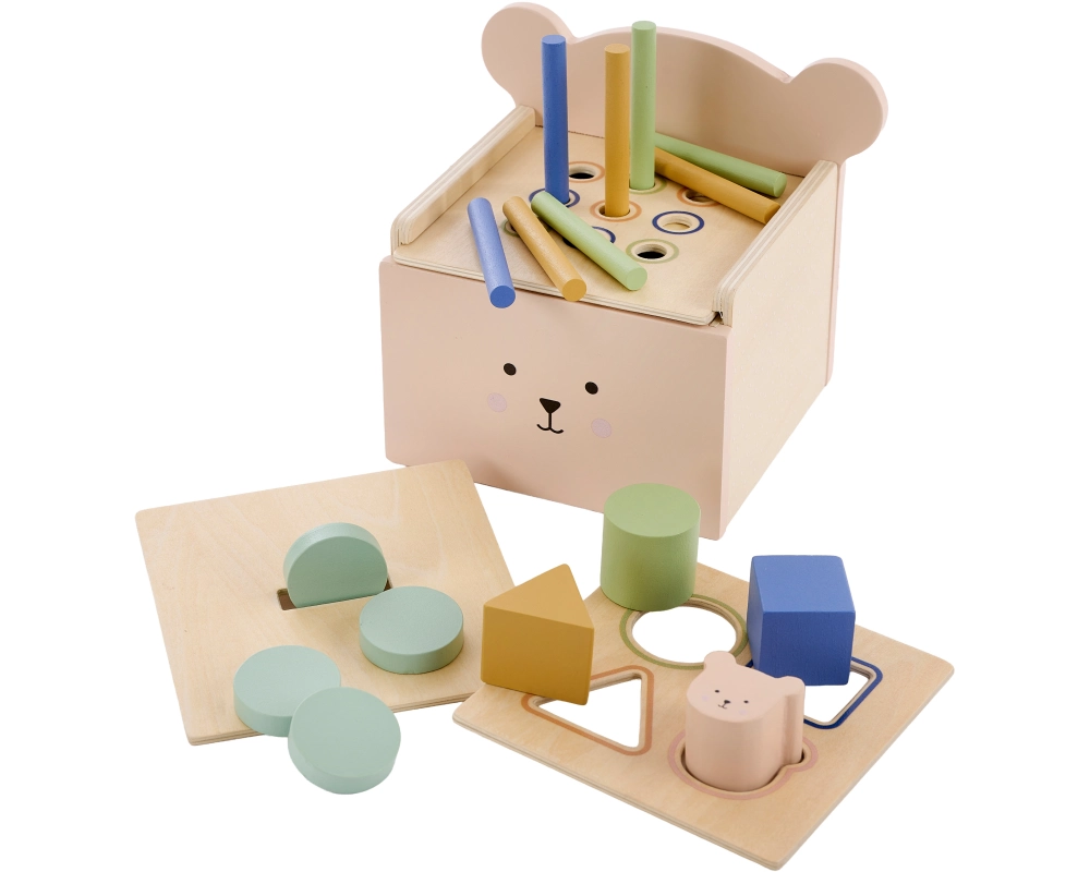 JABADABADO Spiel und Lernbox Teddy T341 4-teilig