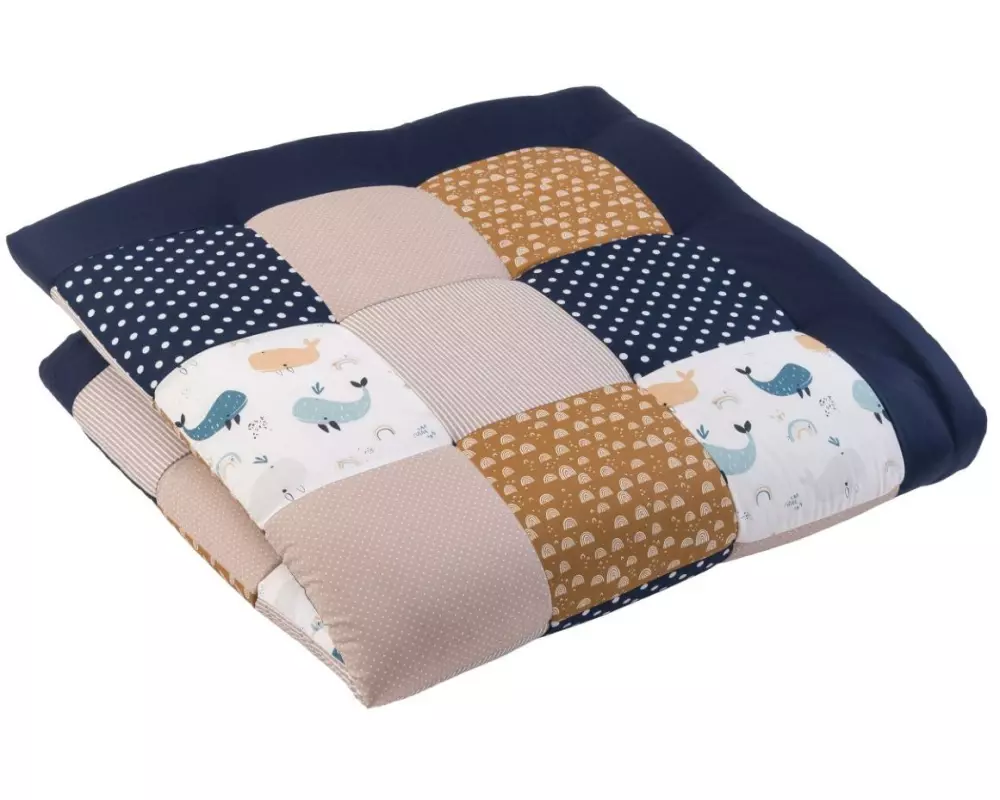 Ullenboom Krabbeldecke Wale 140 x 140 cm