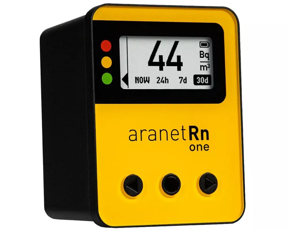 Aranet Radondetektor Aranet Radon One Sensor HOME Gelb