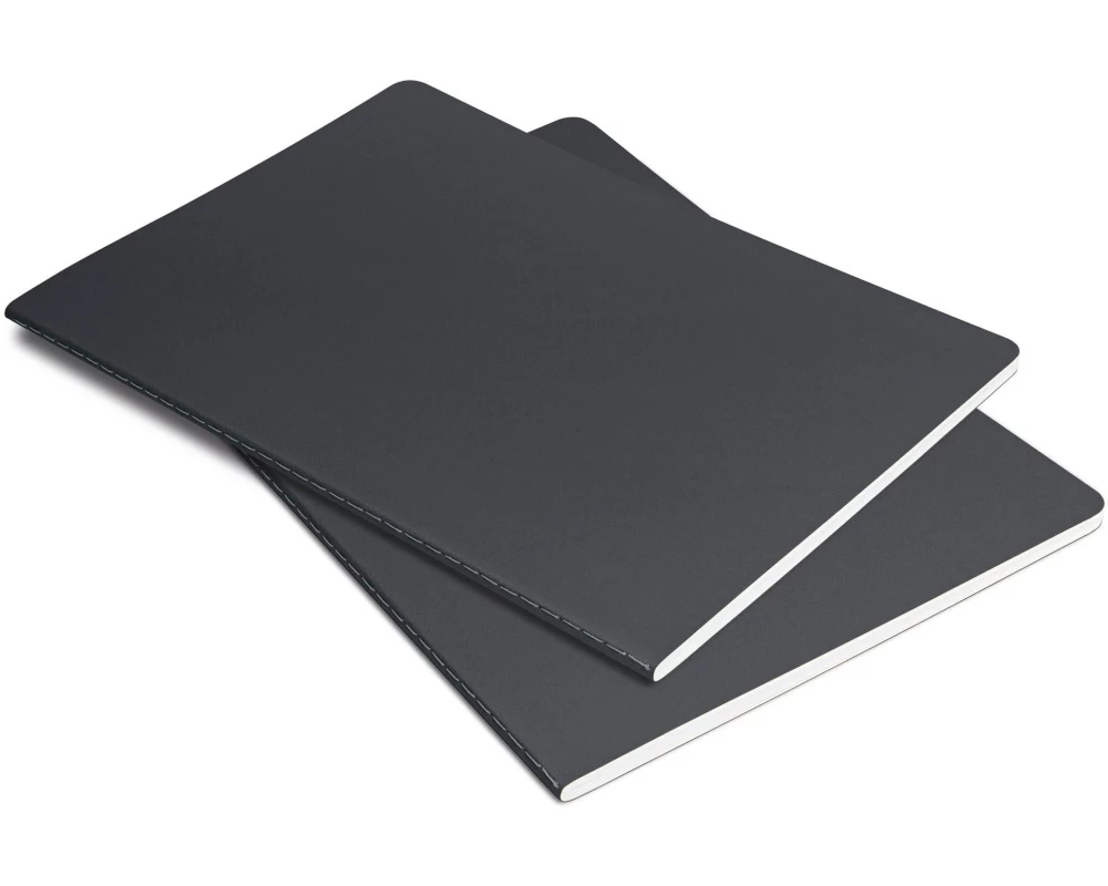 Sigel Notizbuch Linescape NEO 2 Stk. A5, Kariert, Dunkelgrau