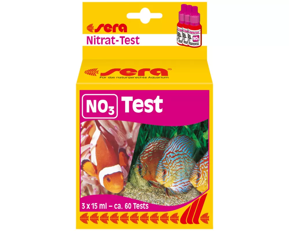 sera Wassertest Nitrat (NO3), 3 x 15 ml