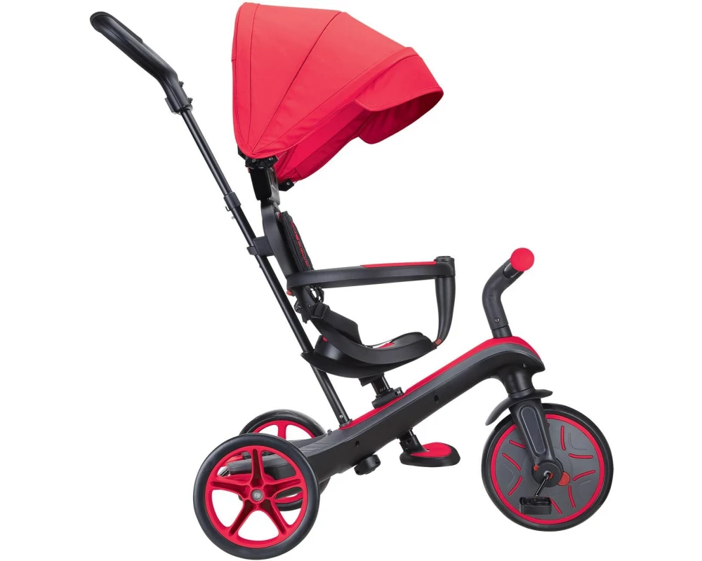 GLOBBER Dreirad Trike Explorer 4 in 1 Red
