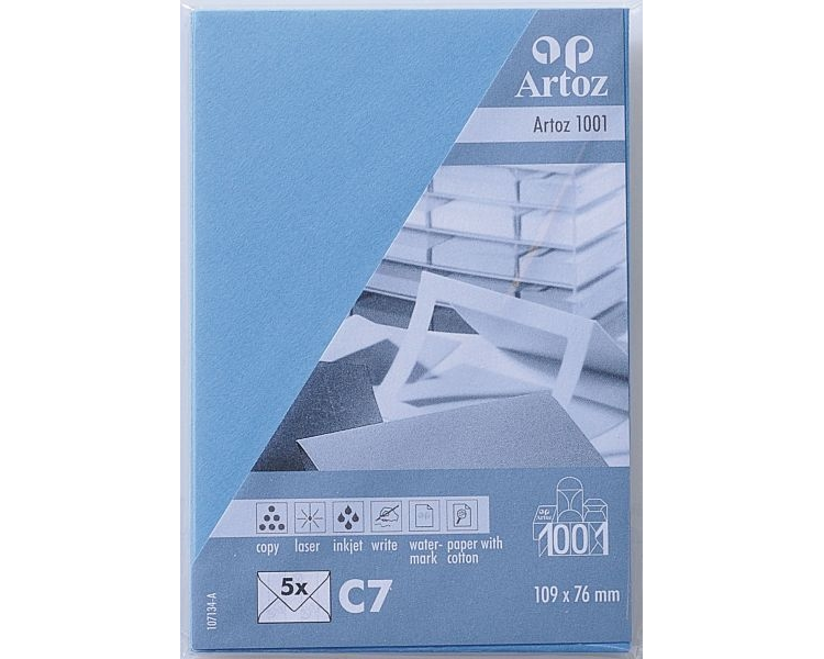 ARTOZ Couverts 1001 C7 107134184 100g, marienblau 5 Stück