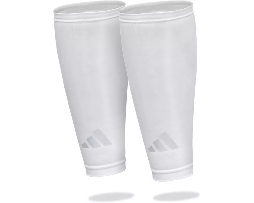 adidas Compression Calf Sleeves Weiss, S-M
