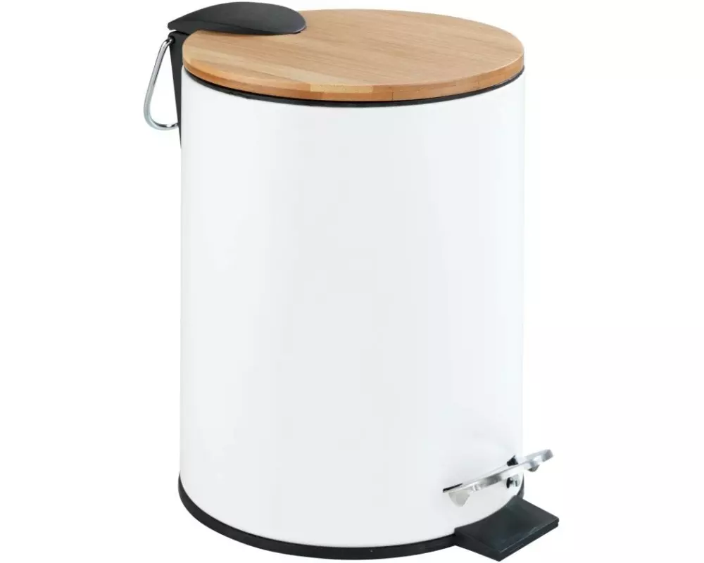 Wenko Treteimer Tortona 3 l, Weiss